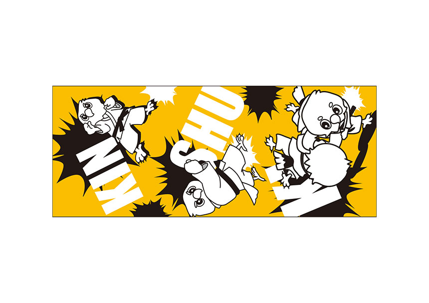 金鷲旗オリジナルスポーツタオル（オリジナルキャラクター）